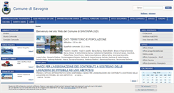 Desktop Screenshot of comune.savogna.ud.it